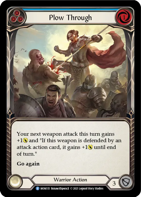 Plow Through — Monarch — Rainbow Foil