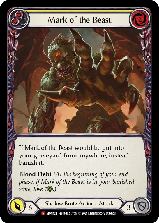 Mark of the Beast — Monarch — Rainbow Foil
