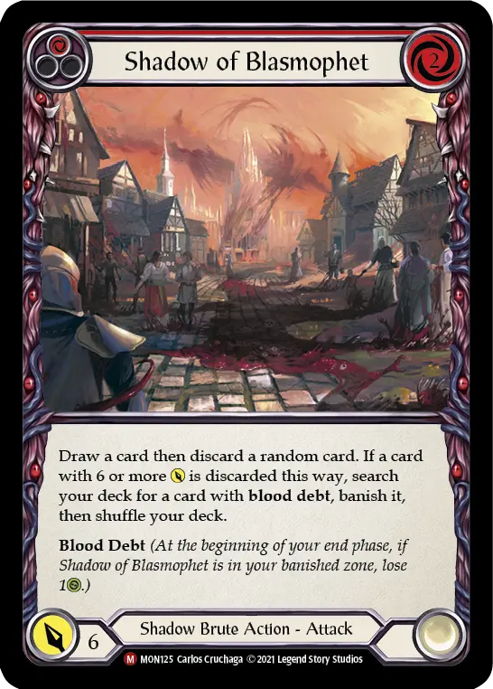 Shadow of Blasmophet — Monarch — Rainbow Foil