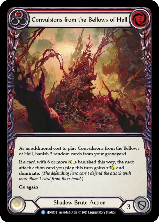 Convulsions from the Bellows of Hell — Monarch — Rainbow Foil