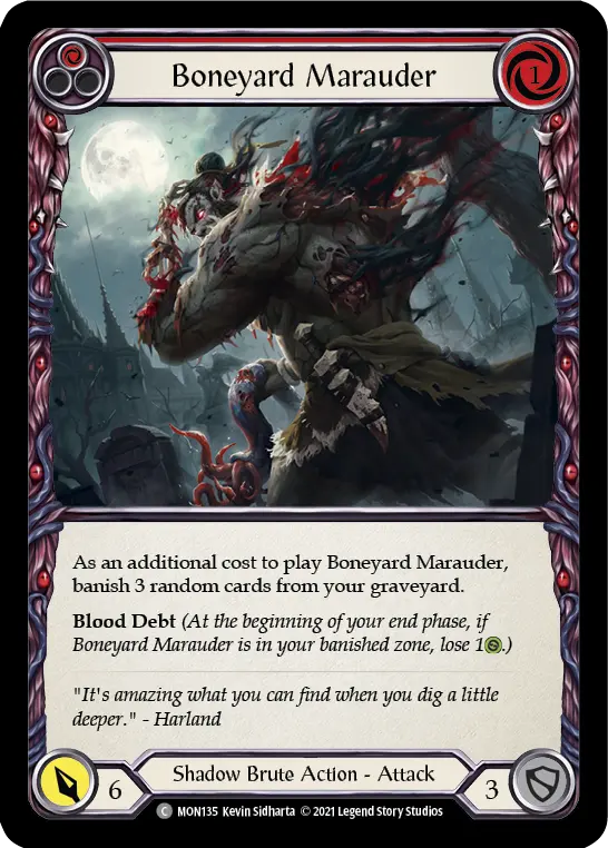 Boneyard Marauder — Monarch — Rainbow Foil