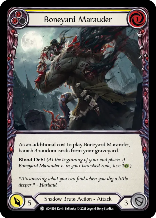 Boneyard Marauder — Monarch — Rainbow Foil