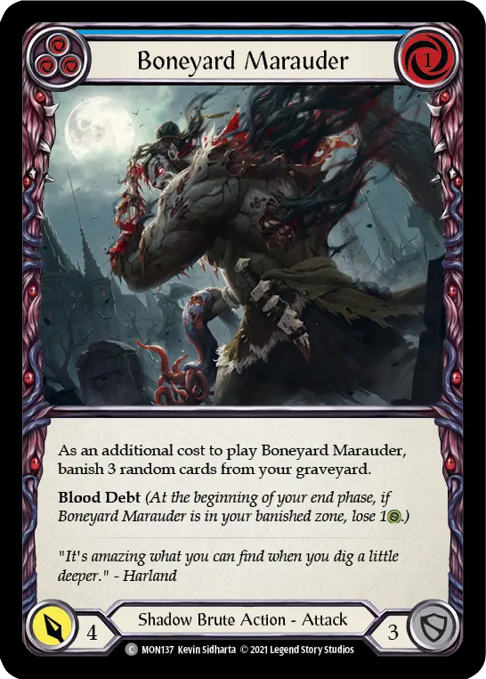 Boneyard Marauder — Monarch — Rainbow Foil