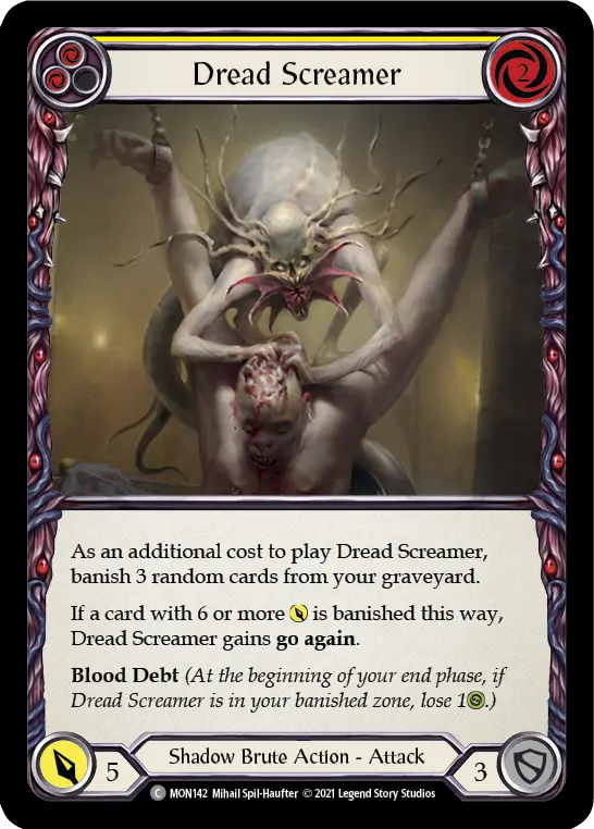 Dread Screamer — Monarch — Rainbow Foil