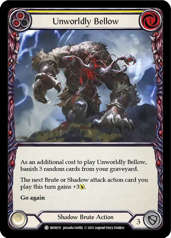 Unworldly Bellow — Monarch — Rainbow Foil