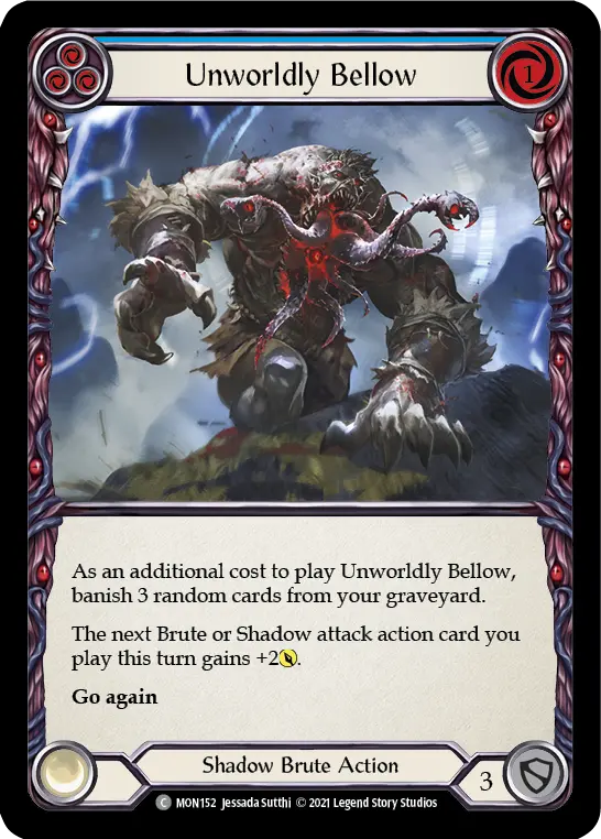 Unworldly Bellow — Monarch — Rainbow Foil
