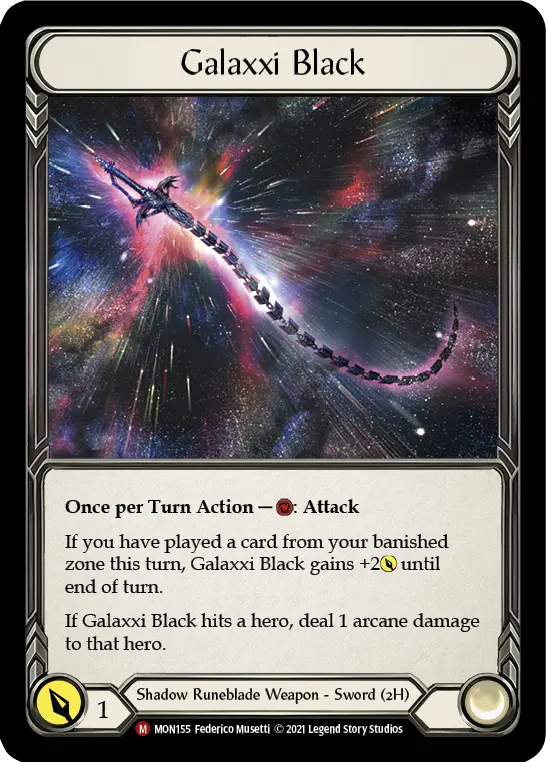 Galaxxi Black — Monarch — Cold Foil