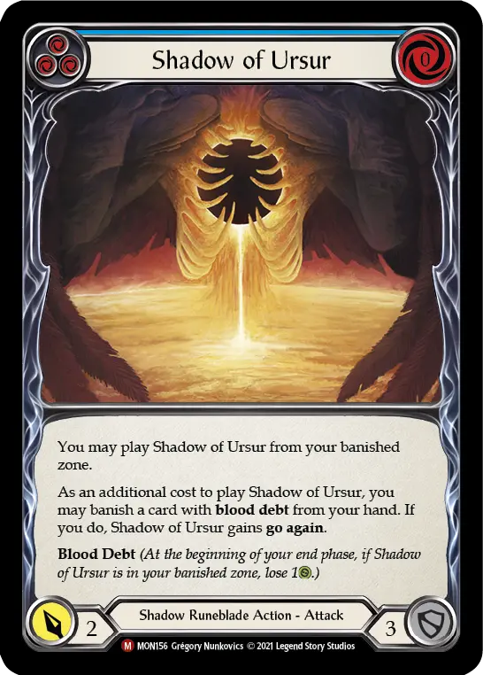 Shadow of Ursur — Monarch — Rainbow Foil