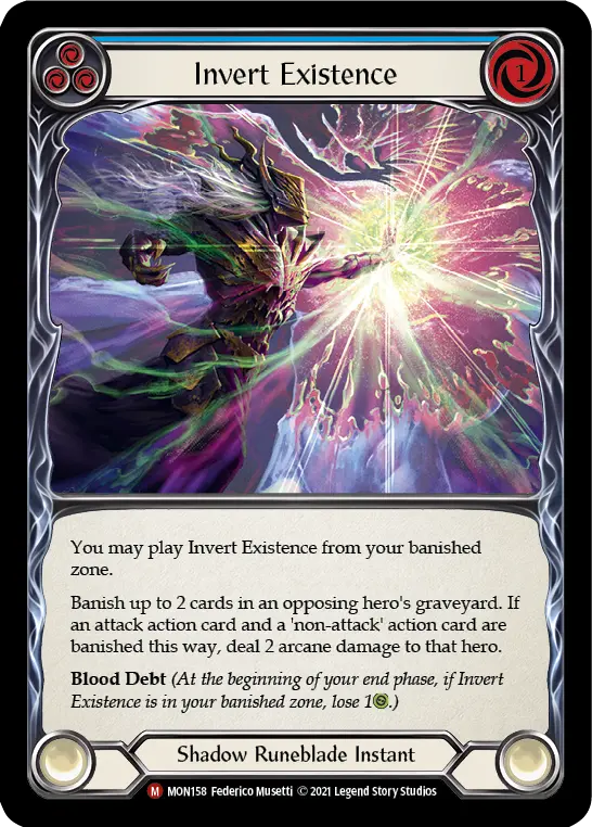 Invert Existence — Monarch — Rainbow Foil