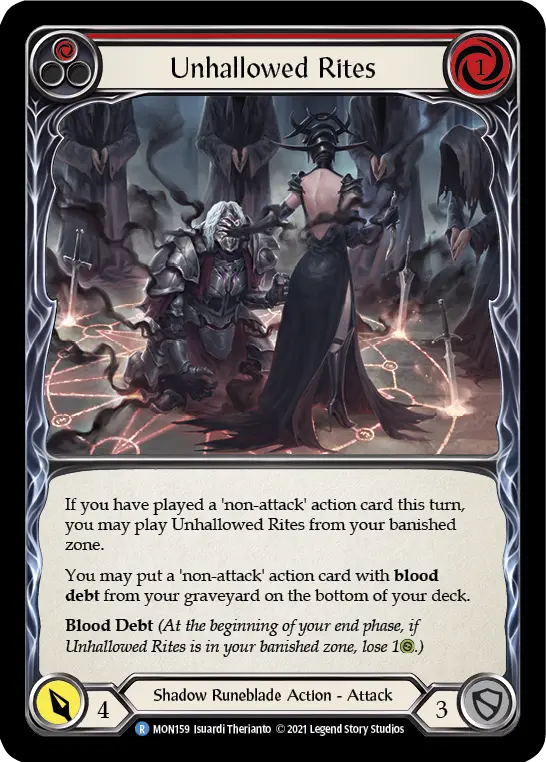 Unhallowed Rites — Monarch — Rainbow Foil