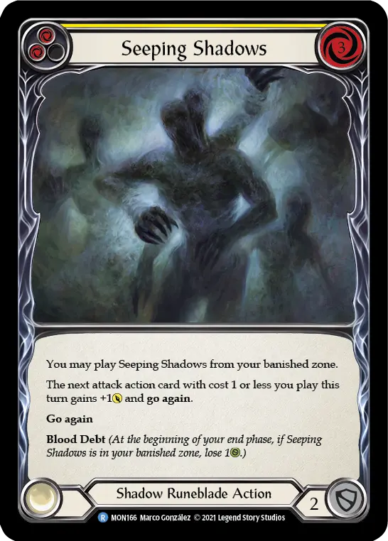 Seeping Shadows — Monarch — Rainbow Foil