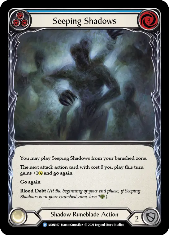 Seeping Shadows — Monarch — Rainbow Foil