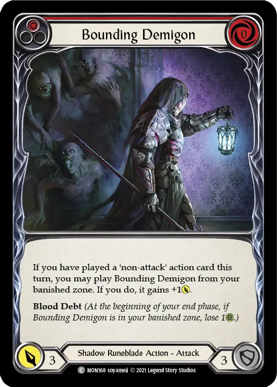 Bounding Demigon — Monarch — Rainbow Foil