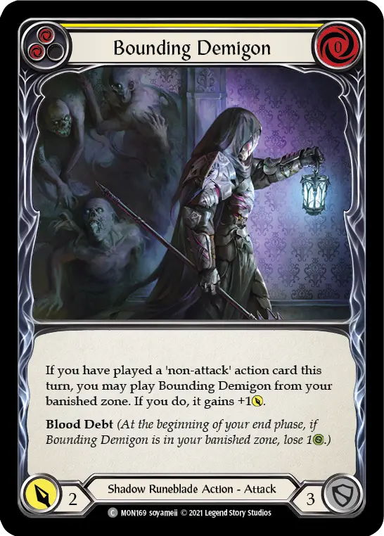 Bounding Demigon — Monarch — Rainbow Foil