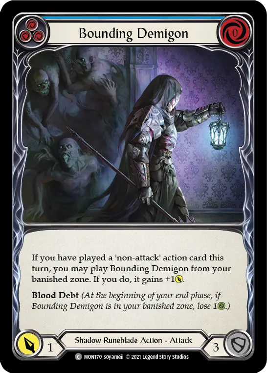 Bounding Demigon — Monarch — Rainbow Foil