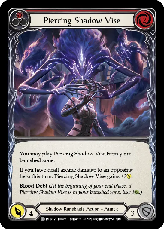 Piercing Shadow Vise — Monarch — Rainbow Foil