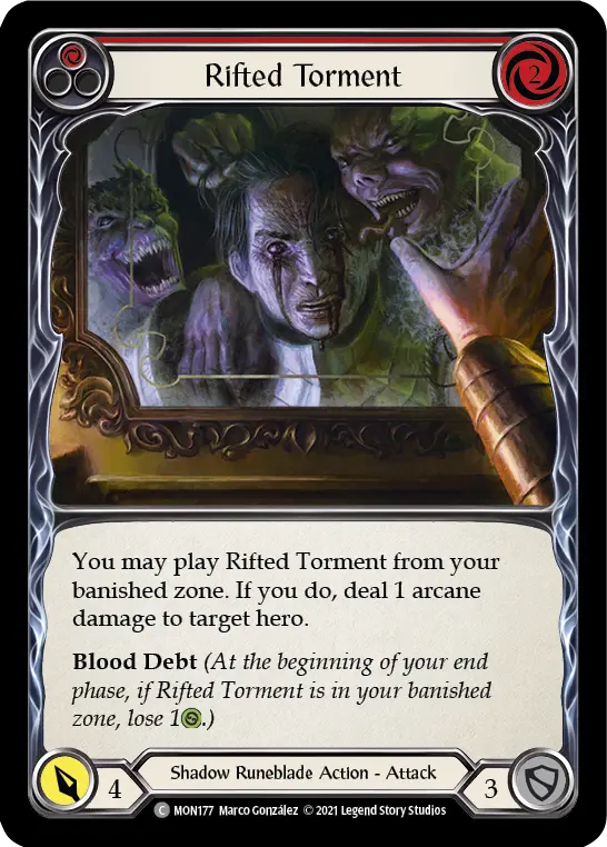 Rifted Torment — Monarch — Rainbow Foil