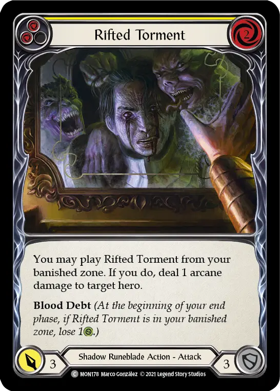 Rifted Torment — Monarch — Rainbow Foil