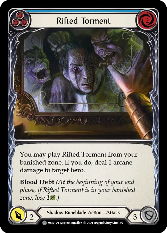 Rifted Torment — Monarch — Rainbow Foil