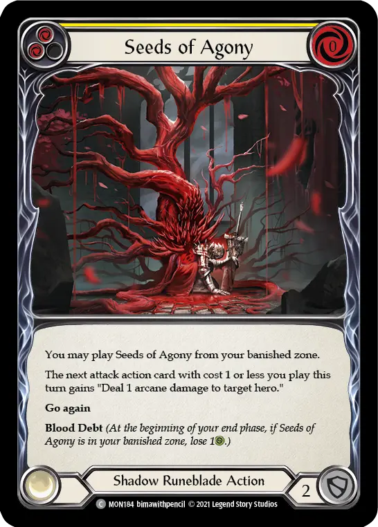 Seeds of Agony — Monarch — Rainbow Foil