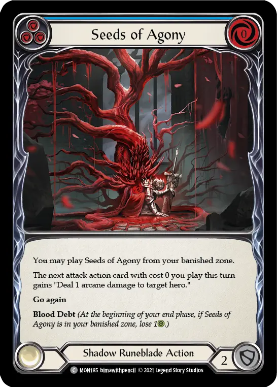 Seeds of Agony — Monarch — Rainbow Foil