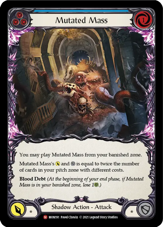 Mutated Mass — Monarch — Rainbow Foil