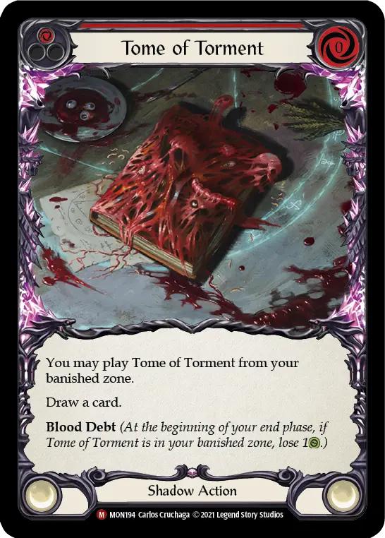 Tome of Torment — Monarch — Rainbow Foil