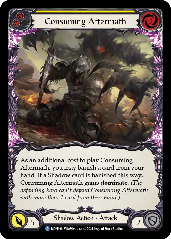 Consuming Aftermath — Monarch — Rainbow Foil