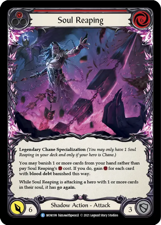 Soul Reaping — Monarch — Rainbow Foil