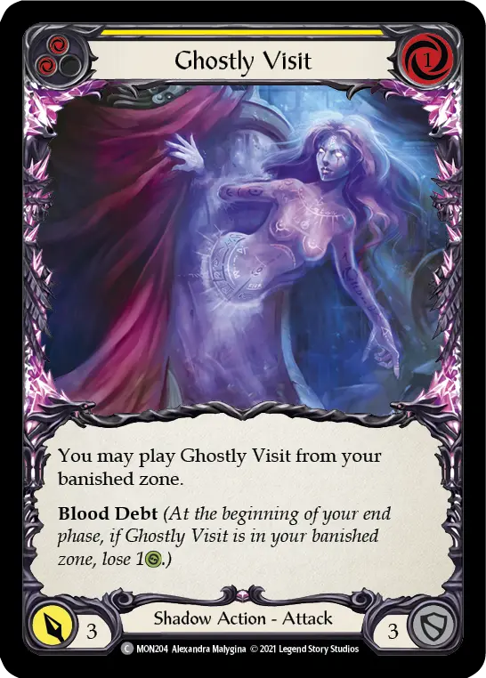 Ghostly Visit — Monarch — Rainbow Foil