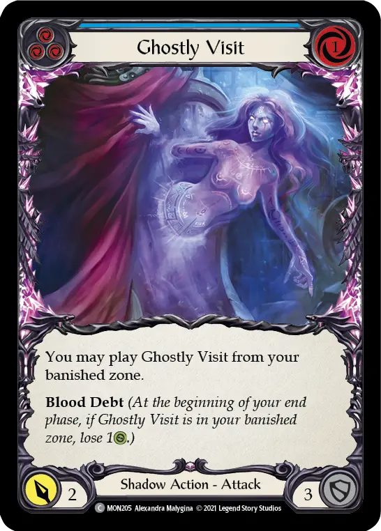Ghostly Visit — Monarch — Rainbow Foil