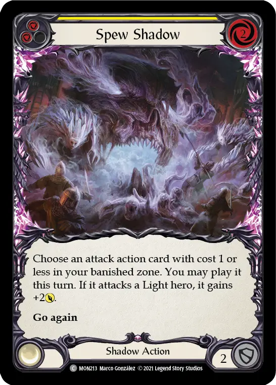 Spew Shadow — Monarch — Rainbow Foil