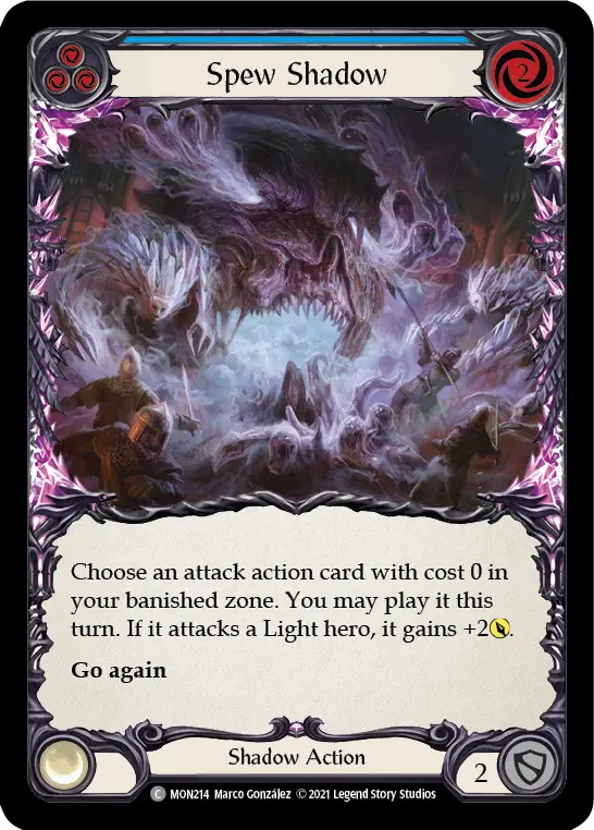 Spew Shadow — Monarch — Rainbow Foil