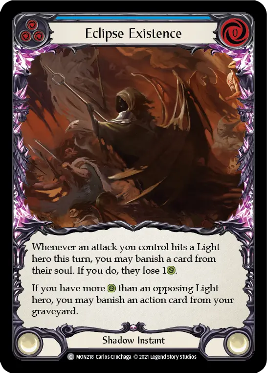 Eclipse Existence — Monarch — Rainbow Foil