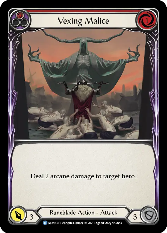 Vexing Malice — Monarch — Rainbow Foil