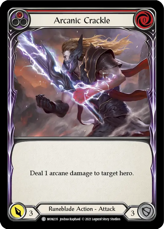 Arcanic Crackle — Monarch — Rainbow Foil