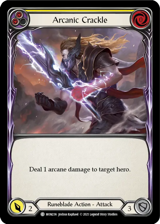 Arcanic Crackle — Monarch — Rainbow Foil
