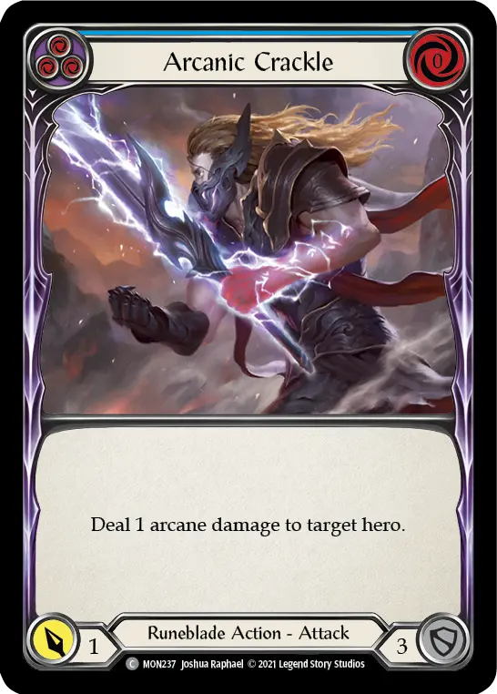 Arcanic Crackle — Monarch — Rainbow Foil