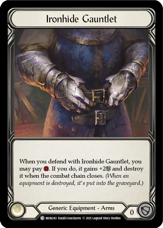 Ironhide Gauntlet — Monarch — Cold Foil