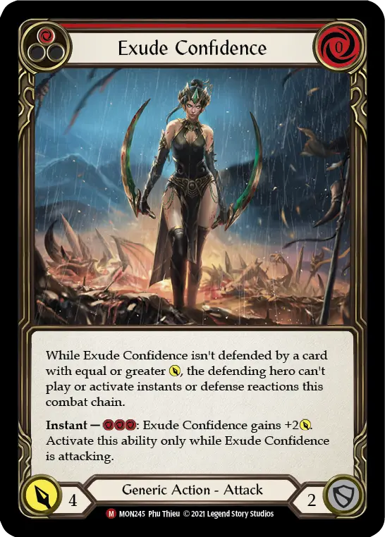 Exude Confidence — Monarch — Rainbow Foil