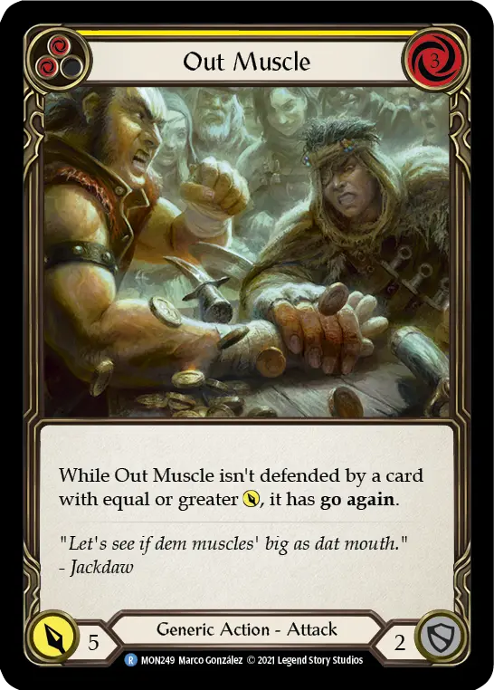 Out Muscle — Monarch — Rainbow Foil