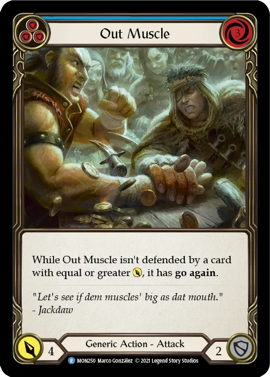 Out Muscle — Monarch — Rainbow Foil