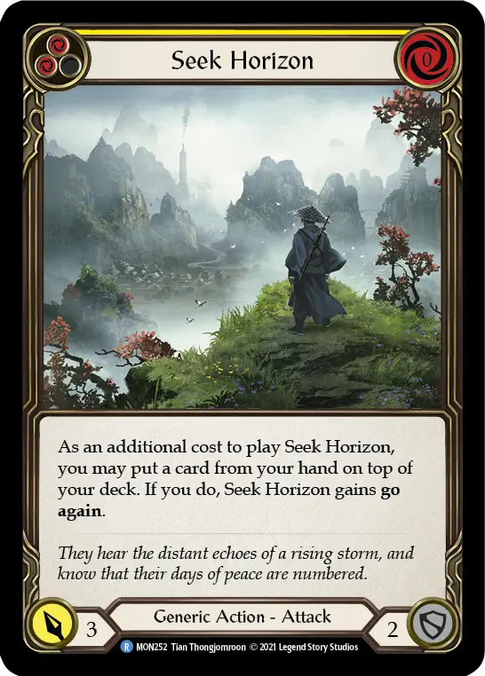 Seek Horizon — Monarch — Rainbow Foil