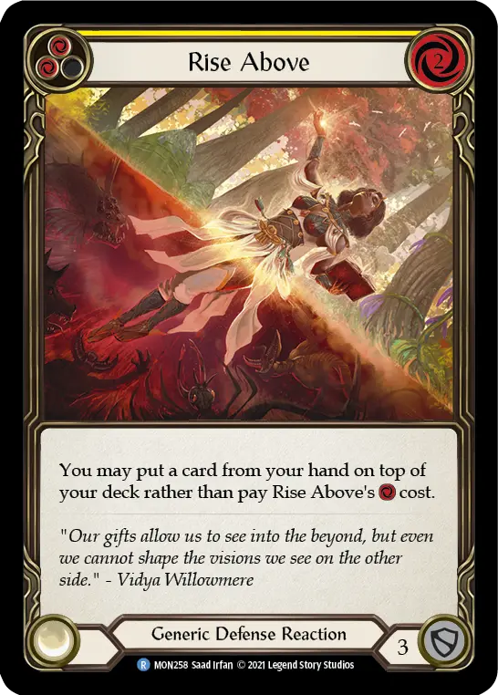 Rise Above — Monarch — Rainbow Foil