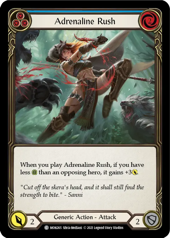 Adrenaline Rush — Monarch — Rainbow Foil
