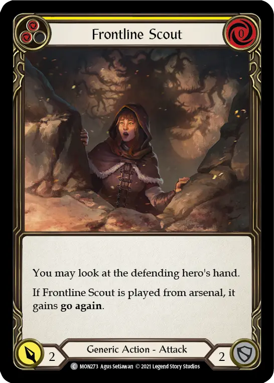 Frontline Scout — Monarch — Rainbow Foil