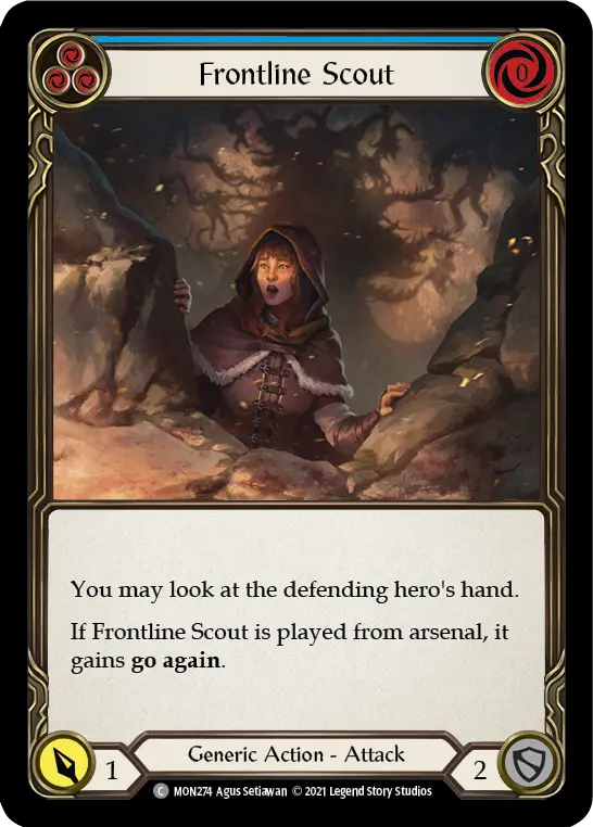 Frontline Scout — Monarch — Rainbow Foil