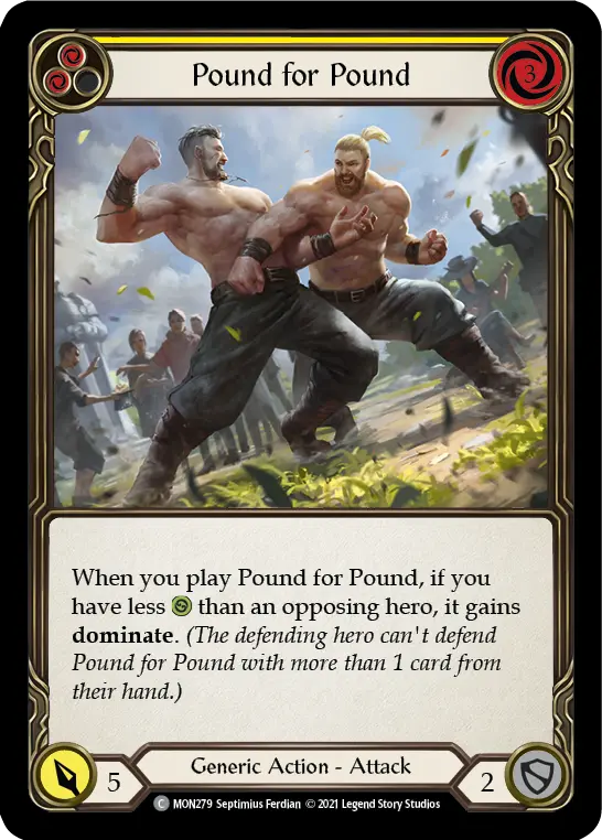 Pound for Pound — Monarch — Rainbow Foil