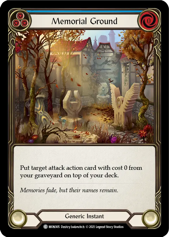 Memorial Ground — Monarch — Rainbow Foil