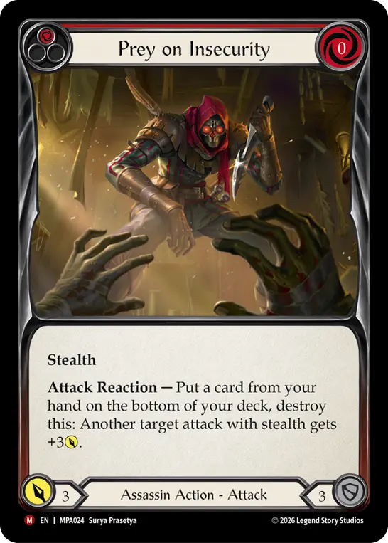 Prey on Insecurity — Rainbow Foil
